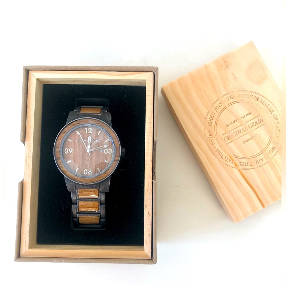 Original Grain Men’s Watch ~ Koa Stonewashed 47mm
